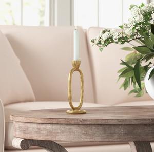 Porte-bougie ovale moderne et élégant pour table, décoration de table à prix avantageux - Product Image 2