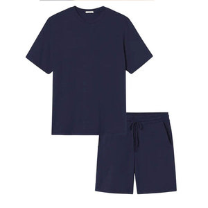 Ensemble T-shirt et short pour homme, coupe-vent, fabriqué en usine, en coton de qualité supérieure, en vente en ligne - Product Image 4