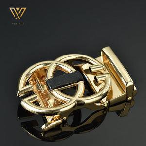 WT, hebilla de cinturón personalizada de alta calidad, logotipo de Metal, hebilla de moda Reversible para hombre, cinturón dorado, tamaño libre - Product Image 1