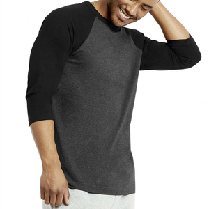 Nouveau T-shirt Américain à Manches Longues Col Rond Coupe Ample en Coton et Fibre de Bambou de Haute Qualité, Séchage Rapide, Grande Taille, Anti-rétrécissement, Couleur Unie - Product Image 6