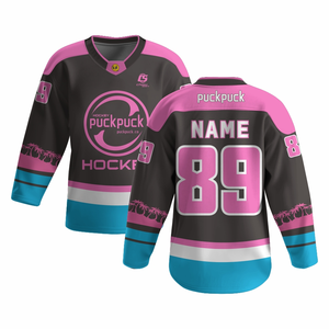 Wholesale Custom <b>Long</b> Sleeves Fleece Ice Hockey Hoodie Jersey Polyester Fabric Sublimation Ice Hoodies Hockey Uniform 280g - Product Image 4