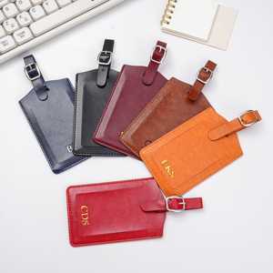 ป้ายแท็กกระเป๋าเดินทางหนังแท้แบบส่วนตัว ป้ายติดกระเป๋าเดินทาง ป้ายชื่อกระเป๋าเดินทาง ป้ายป้องกันข้อมูลส่วนตัว ป้ายชื่อกระเป๋าเดินทางพร้อมโลโก้จำนวนมาก LMP-0182 - Product Image 5