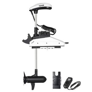 Motore Elettrico da Traina 12V 55 libbre di Spinta con GPS e Telecomando a 10 Velocità, Montaggio a Prua, per Acqua Salata, Motore Fuoribordo per Barche - Product Image 1