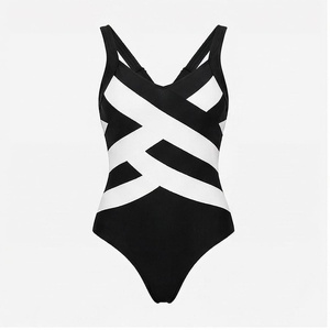 Ensemble de yoga 2 pièces imprimé papillon bleu avec finition dorée, body à col en V profond et jupe portefeuille longueur genou - Product Image 1