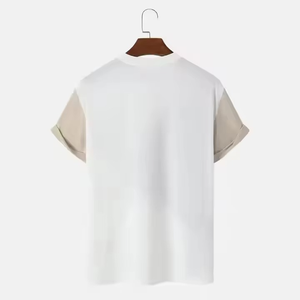 เสื้อยืดผู้ชายผ้าแคนวาสคุณภาพพรีเมียม ระบายอากาศ แห้งเร็ว สั่งทำได้ตามต้องการ ราคาโรงงาน บริการ Loqw Moq ขายส่งเสื้อผ้าสตรีทแวร์ - Product Image 2