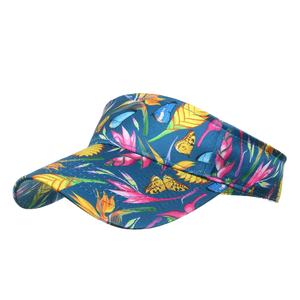 Casquette de soleil personnalisée de haute qualité unisexe en polyester et coton avec impression par sublimation pour la plage, le surf, la course à pied, le cyclisme - Product Image 2
