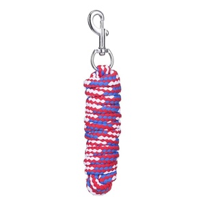 Corde de trelage pour chevaux en acier inoxydable bicolore durable avec mousqueton en laiton, conception écologique, pour utilisation en extérieur et en écurie - Product Image 4