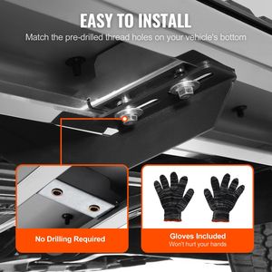 2019-2024 Chevy Silverado/GMC Sierra 1500/2020-2024 Silverado/Sierra 2500/3500HD Compatible 6\" <b>Step</b> <b>Bars</b> Running Boards - Product Image 6