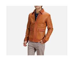 Chaqueta de cuero para motocicleta de peso pesado, personalizada en color, diseño único, último precio, alta calidad, la mejor chaqueta de cuero para hombre - Product Image 1