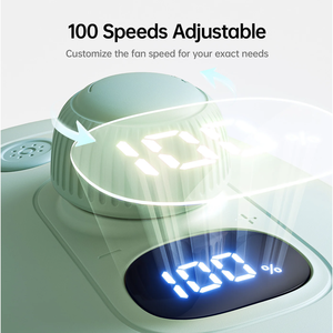 Ventilateur de poussette Jisulife Life2 4000ma Marron - Product Image 5