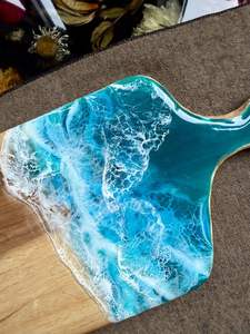 Planche à découper en résine Ocean - Non toxique, facile à nettoyer, compatible lave-vaisselle - Product Image 3