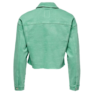 Top Fashion <b>Cropped</b> <b>Denim</b> Outerwear Coats High Streetwear Clothing Women's Long Sleeve Casual Jean Crop Top <b>Jacket</b> Men - Product Image 5