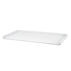 Piano d'appoggio per lavatrice e asciugatrice con ganci, 54 x 27,5 pollici, in legno resistente all'acqua, per macchine da lavanderia - Product Image 1