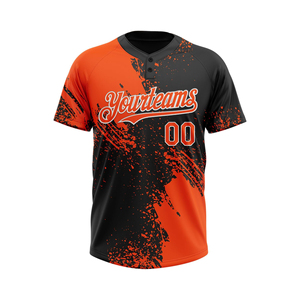 เสื้อเบสบอลพิมพ์ลายตามสั่ง ผ้าโพลีเอสเตอร์ 100% กระดุม 2 เม็ด ลายทางสีเขียว แบบซับลิเมชั่น ชุดทีม ยูนิเซ็กส์ ผู้ใหญ่ ไซส์พลัส ระบายเหงื่อได้ดี - Product Image 3