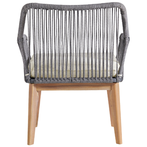 Outdoor Furniture Garden <b>Chair</b> With Wicker Rattan and <b>Teak</b> Wooden Frame Material for Garden Set Furniture - Product Image 4