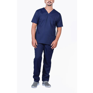 High Performance Medical V-Neck Nursing <b>Scrub</b> Suits with Pockets Professional Manufacture Soft Fabric Made Men Nursing <b>Scrubs</b> - Product Image 1