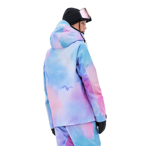 Chaqueta de Esquí para Mujer, Impermeable 5000mm, Cortavientos, Aislante, Transpirable, con Capucha, Ropa Deportiva de Invierno, Personalizable OEM - Product Image 3