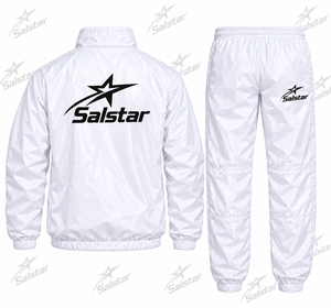 Custom <b>White</b> Tracksuit Set Men’s Windbreaker <b>Jacket</b> & Pants Lightweight Waterproof Sportswear Training Jogging Suit OEM ODM - Product Image 2