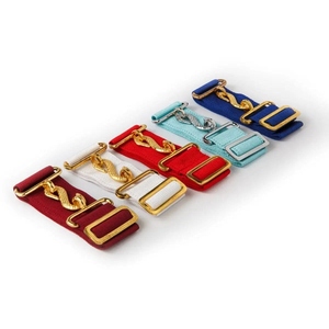 Extensión de cinturón para delantal, ecológica, de moda, para coser, personalizada, premium, para regalia masónica, OEM, encaje bordado, triángulo 3D de color sólido - Product Image 6