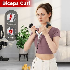 ชุดอุปกรณ์เสริมสำหรับออกกำลังกายในร่ม เครื่องฝึกความแข็งแรงแบบสายเคเบิล - Product Image 3