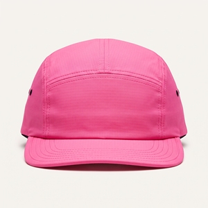 Gorra Deportiva Personalizada Rosa de 5 Paneles, Secado Rápido, Transpirable, Ajustable, para Correr, Ropa Deportiva, Gorra para Actividades al Aire Libre, Fabricación en Fábrica, OEM - Product Image 1