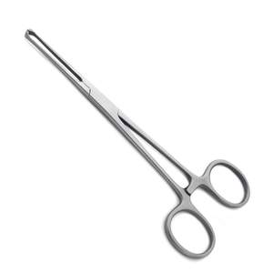 Pinzas Allis OEM Curvas Izquierdas con Mordazas Anchas, Eje con Trinquete, Acero Inoxidable, Longitud 13.5" (34cm), Modelo Dentavex DC-S-9, Cirugía General - Product Image 2