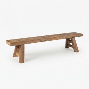 Teak Wood Bench Natural Solid Wooden Long <b>Stool</b> <b>Garden</b> Patio Seating Dining Room Chair Traditional Home Furniture Box - Product Image 1
