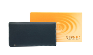 [Retail Price][In Stock] Castello Unisex Genuine Leather Open <b>RFID</b> Long <b>Wallet</b> Black Brown - Product Image 5