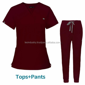 Conjuntos de uniformes de trabajo elegantes para enfermería de hospital al por mayor de nuevo diseño para mujer - Product Image 6