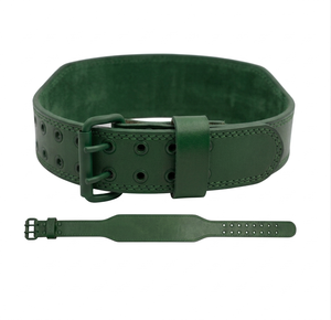 Cinturón de Gimnasio de Cuero Vacuno Transpirable Personalizado de la Mejor Calidad con Hebilla Ajustable para Ejercicios de Gimnasio y Entrenamiento Corporal - Product Image 1