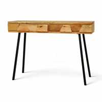 MANGALAM ART EXPORT Mueble de Almacenamiento de Madera de Mango con Diseño Europeo Ajustable y Cajonera de Madera Artesanal
