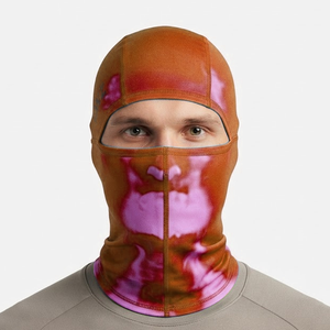 Vente en gros de masques faciaux sportifs de haute qualité, réactifs à la chaleur, coupe-vent, mode, noir, balaclava personnalisé - Product Image 1