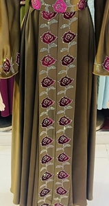 New Dubai style abaya Traditional Islamic Women's Saudi Arabian Abaya Spring Polyester Breathable Ankle Length Muslim - Product Image 3