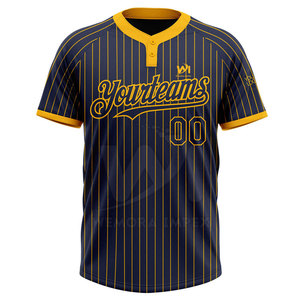 Maillot de baseball personnalisé de haute qualité à deux boutons, prix de gros, maillot de baseball à deux boutons pour la vente en ligne - Product Image 4