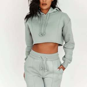 Sudadera informal hecha a medida con letras bordadas personalizadas, talla XXL, sudadera con capucha para mujer, top corto - Product Image 6