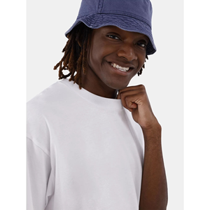 Camisetas casuales personalizadas OEM de 220 GSM para hombre, camisetas extragrandes estampadas para hombre, camiseta 100% algodón para hombre, estilo holgado. - Product Image 3