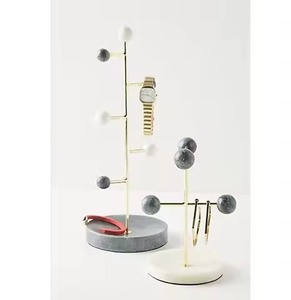 Premium Craft Metal Jewelry Stand Elegant Display Holder for Necklace Earrings Bracelet Ring <b>Dressing</b> <b>Table</b> <b>Storage</b> Decor - Product Image 6