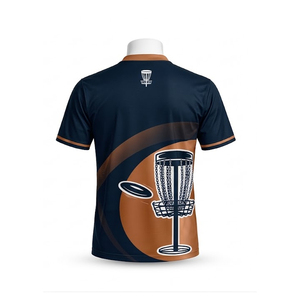 เสื้อดิสก์กอล์ฟแบบกำหนดเองได้ พร้อมโลโก้ทีมและหมายเลข แห้งเร็ว ระบายอากาศดี เหมาะสำหรับการฝึกซ้อมและการแข่งขัน น้ำหนักเบา รับผลิตแบบ OEM/ODM - Product Image 2