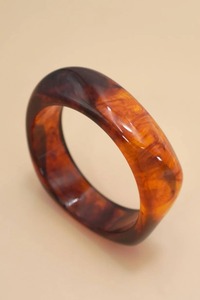 Contemporary Handmade Epoxy Resin Bangle Bracelet Custom Color Fashion Accessory <b>for</b> <b>Women</b> - Product Image 1