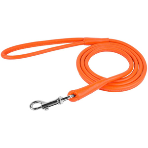 Wholesale Custom Color Leather Dog Leash Solid Pattern Walking <b>Training</b> Leather Dog Leash Leather Leash For German Shepherd Dog - Product Image 4