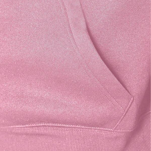 <b>Men's</b> <b>Pink</b> Oversized Hooded Fleece <b>Sweatshirt</b> Solid Color Casual Pullover Regular Fit Autumn Wear - Product Image 3