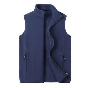 Chaleco de Forro Polar para Hombre con Logotipo Personalizado OEM, Corte Ajustado, Chaqueta sin Mangas de Forro Polar, Cierre Completo, Chaleco de Forro Polar para Caza y Actividades al Aire Libre - Product Image 1