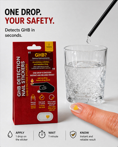 Pegatinas de un solo uso para detección de drogas GHB para salidas nocturnas y eventos / Pegatinas de uñas de alta calidad y precisión para detección de GHB, exportador - Product Image 3