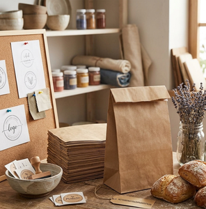 Bolsas de Papel Kraft con Cierre Autoadhesivo, Biodegradables, Estilo Clásico, para Envasado de Alimentos, Alta Calidad a Precio Competitivo - Product Image 1