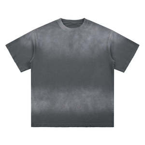 Camiseta con efecto acid wash 100% algodón, camisetas para hombre, unisex, oversize, camiseta con efecto acid wash - Product Image 4
