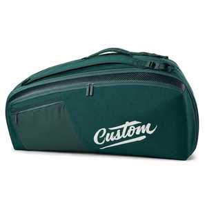 Bolsa Deportiva de Lona Verde Impermeable con Logotipo Personalizado, Compartimento Separado para Zapatos, Cierre de Cremallera, Gran Capacidad - Product Image 1