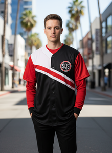 Camiseta de Béisbol Personalizada Unisex de Alta Calidad, Ropa Deportiva Transpirable para Adultos, Tallas Grandes, Uniforme Sublimado con Logotipo Bordado - Product Image 3