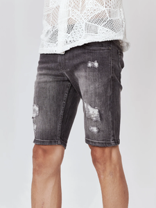 Nuevos Pantalones Cortos de Mezclilla Casuales de Verano para Hombre, Ajustados, Personalizados, al por Mayor - Product Image 2