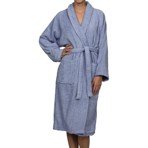 RABUSH SPORTS Customized Unisex Velour Terry Cotton Bathrobes Home Hotel Spa Adult Robe Sleepwear Women-Available Luxury Long - Product Image 6
