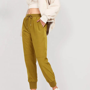 Pantalon de survêtement respirant à poignets élastiques et cordon de serrage ajustable à la taille, parfait pour l'entraînement, la randonnée, les voyages, les tenues décontractées, pour femme - Product Image 2